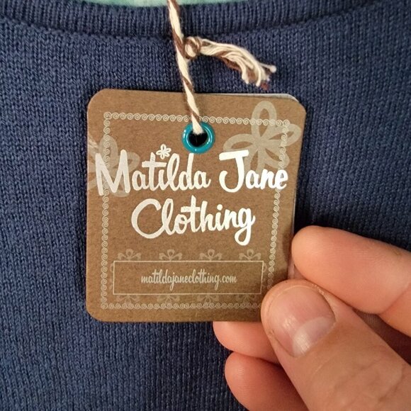 NWT Matilda Jane Twist and Shout Teal Floral Tunic Top - Picture 2 of 7